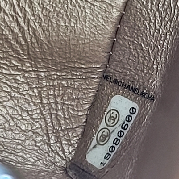 **SOLD** Chanel Mini Classic Flap in Metalic Gold and Silver Hardware - Picture 6 of 9